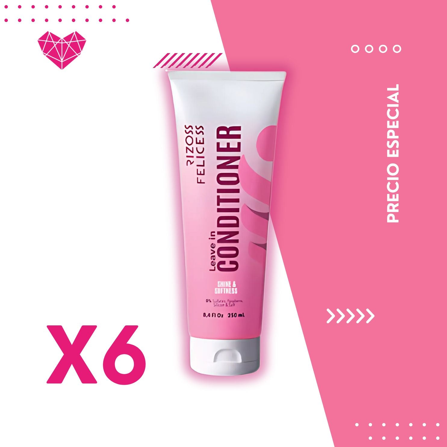 RF-Conditioner-plus 250 ml x 6 unidades