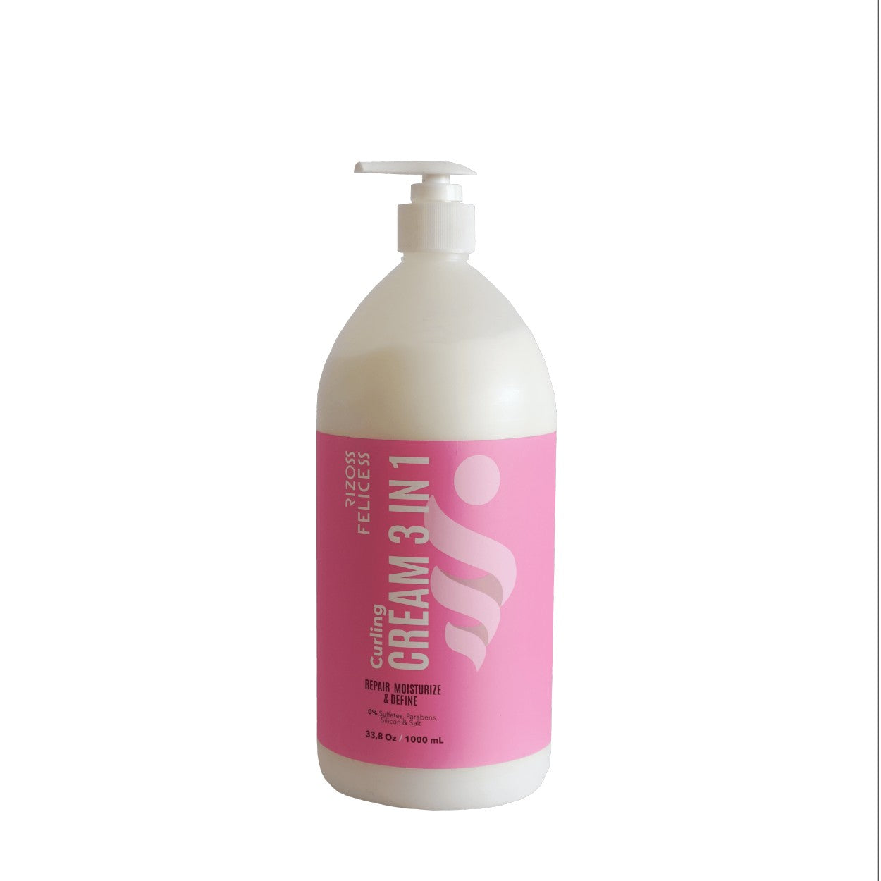 Crema para rizos 3 en 1 de Rizos felices 250ml sirve como acondicionador, crema de peinar y tratamiento nutritivo. Su fórmula rica en proteínas y baja en grasas la hace especial para recuperar los cabellos expuestos a procedimientos químicos, como coloración o decoloración.
