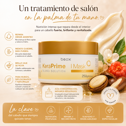 Mascarilla Keraprime Blond Solution 250gr